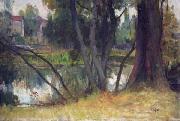Charles-Amable Lenoir Landscape close to the artist's house in Fouras Germany oil painting artist